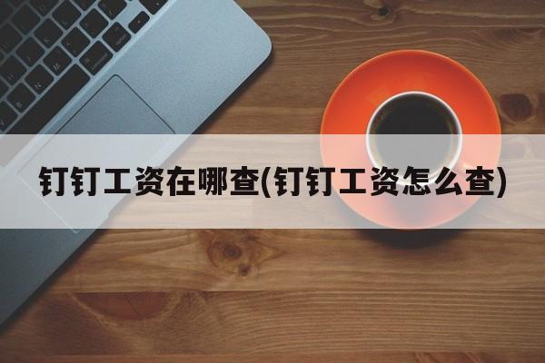 钉钉工资在哪查(钉钉工资怎么查)
