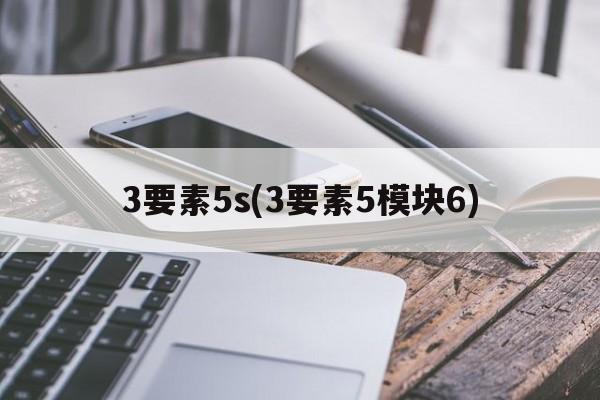 3要素5s(3要素5模块6)